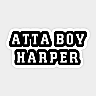 Atta Boy Harper Sticker